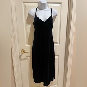 Elegant velvet  Navy Dress